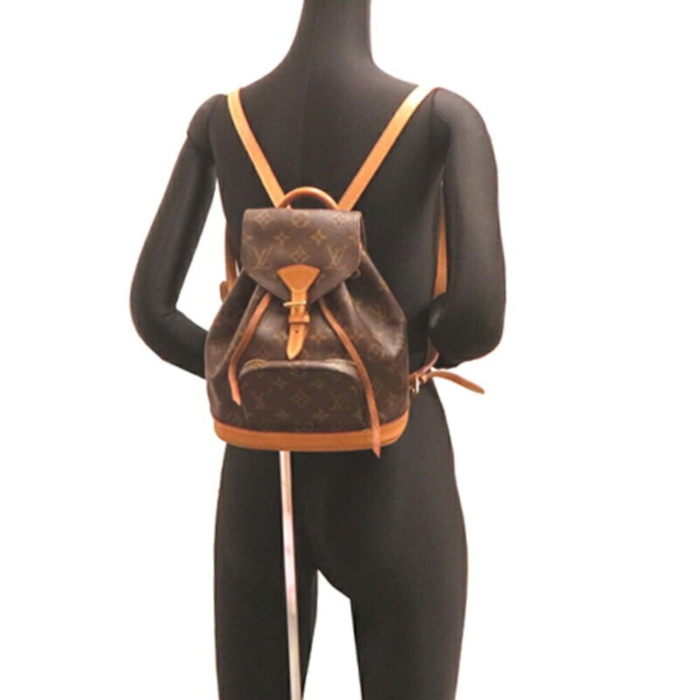LOUIS VUITTON Authentic Brown Monogram Backpack - Picture 9 of 10